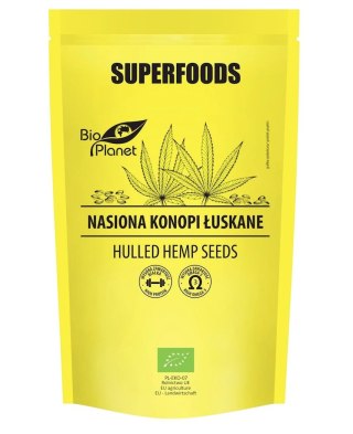SUPERFOODS Konopia nasiona łuskane BIO 200g BIO PLANET