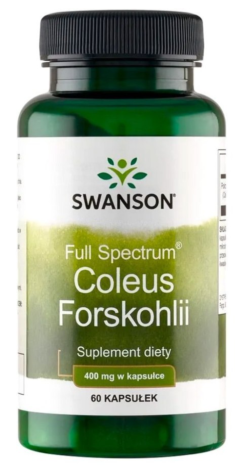 SWANSON Coleus Forskohlii 400mg, 60k. - Pokrzywa Indyjska