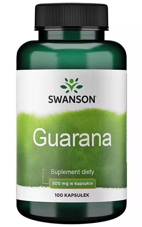 SWANSON Guarana 500mg 100kaps.