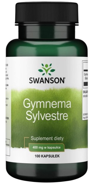 SWANSON Gymnema Sylvestre Leaf 400mg, 100kaps.