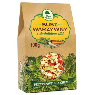 Susz warzywny z dodatkiem ziół 100g DARY NATURY