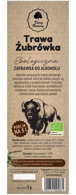 Żubrówka BIO (trawa) DARY NATURY