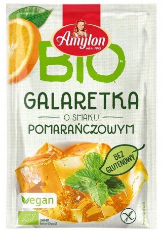 AMYLON Galaretka o smaku pomarańczowym bezglutenowa BIO 40g