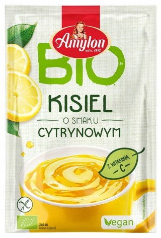 AMYLON Kisiel o smaku cytrynowym bezglutenowy BIO 30g
