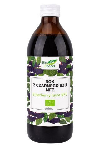 BIO PLANET Sok z Czarnego bzu NFC 100% BIO 500ml