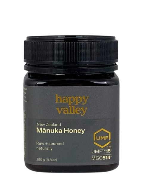 HAPPY VALLEY Miód Manuka UMF 15+ (MG 514+) 250g