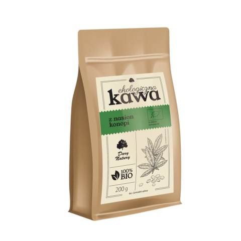 Kawa z nasion konopi BIO 200g DARY NATURY