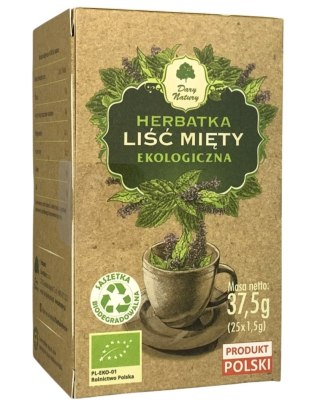 Mięta liść fix BIO 25*1,5g DARY NATURY