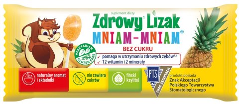 Mniamki Witamina D3 500 j.m., 60 pastylek do ssania o smaku ananasowym STARPHARMA