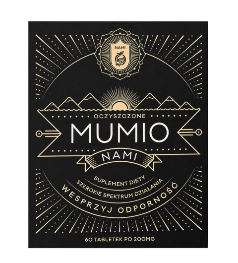 Mumio oczyczczone tabletki 200mg, 60tabl. NAMI