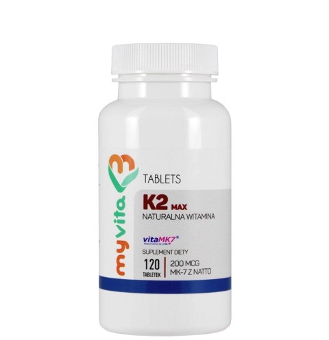 MyVita Witamina K2 MK-7 MAX 200mcg, 120tabl.