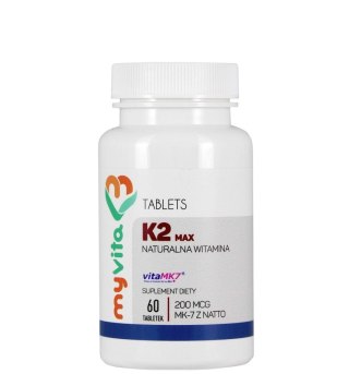MyVita Witamina K2 MK-7 MAX 200mcg, 60tabl.