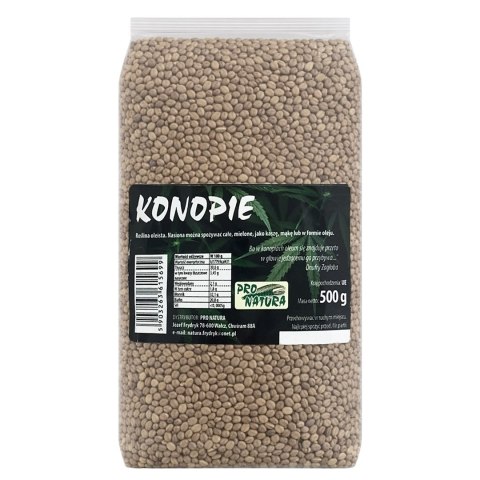 PRO NATURA Konopie nasiona całe 500g