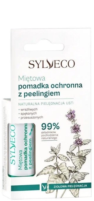 Pomadka miętowa ochronna z peelingiem 4,6g SYLVECO