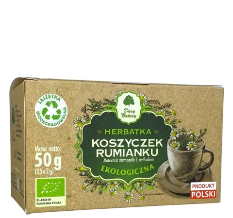 Rumianek koszyczek fix BIO 25*2g DARY NATURY