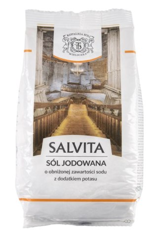 SALVITA Sól jodowana o obniżonej zawartości sodu z dodatkiem potasu 0,5kg