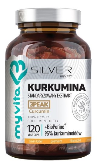 SILVER Kurkumina + Piperyna 120kaps. MyVita