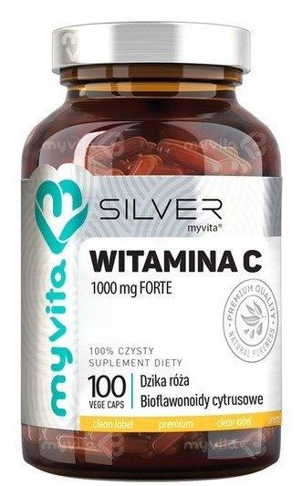 SILVER Witamina C 1000mg, 100kaps. MyVita