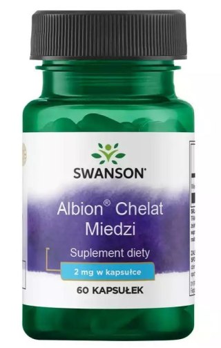 SWANSON Albion Chelat Miedzi 2mg, 60kaps.