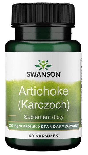 SWANSON Artichoke extract 250mg, 60kaps. - Karczoch