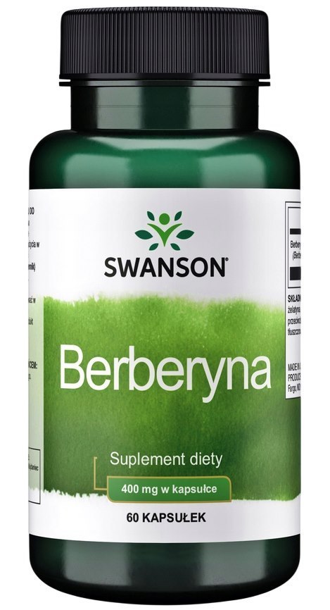 SWANSON Berberine 400mg, 60kaps. - Berberyna