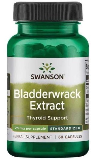SWANSON Bladderwrack Leaves 60kaps. - Morszczyn Pęcherzykowaty