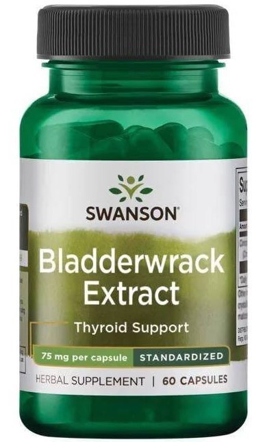 SWANSON Bladderwrack Leaves 60kaps. - Morszczyn Pęcherzykowaty