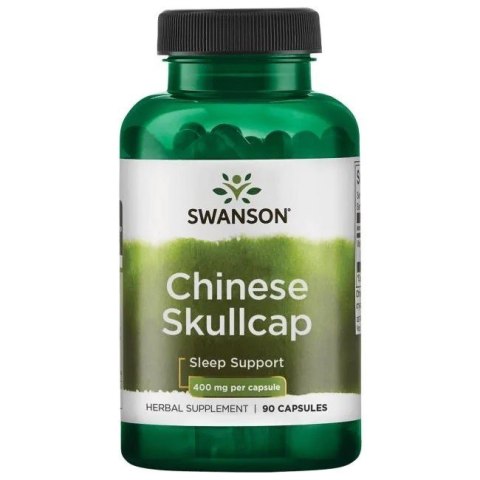 SWANSON Chinese Skullcap 400mg, 90kaps. - Tarczyca Bajkalska