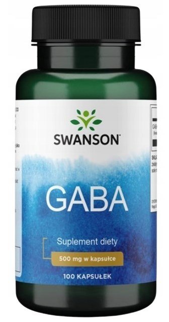 SWANSON GABA - Sleep Support 500mg, 100kaps.