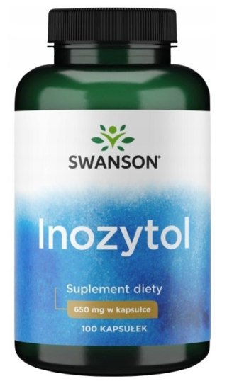 SWANSON Inositol 650mg, 100kaps. - Inozytol