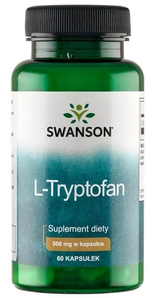 SWANSON L-Tryptofan 500mg, 60kaps.