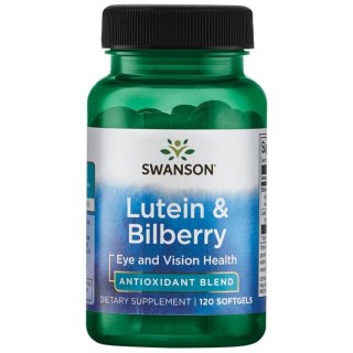SWANSON Lutein + Bilberry 120sgels. - Luteina i borówka