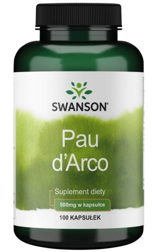 SWANSON Pau d'Arco 500mg, 100kaps.