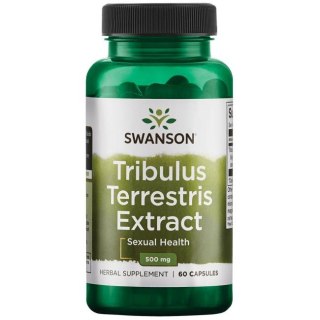 SWANSON Tribulus Terrestris extract 500mg, 60kaps. - Buzdyganek ekstrakt