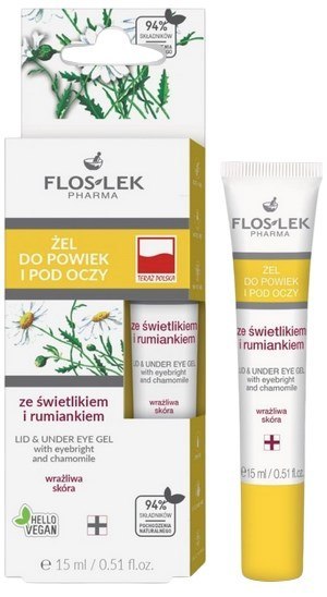 Świetlik z rumiankiem tuba 15ml FLOSLEK