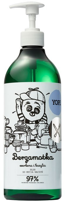 YOPE Płyn do mycia naczyń Bergamotka, werbena i bazylia 750ml