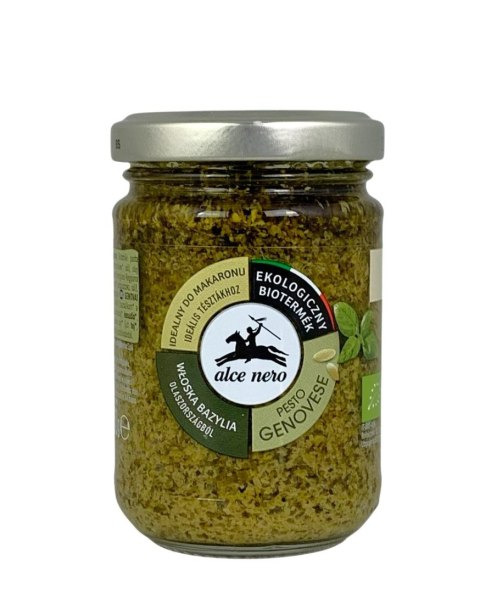 ALCE NERO Pesto Genovese (sos bazyliowy) BIO 130g