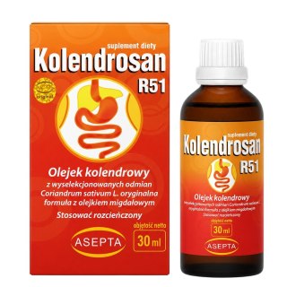 ASEPTA Kolendrosan R51 30ml - olejek kolendrowy i migdałowy