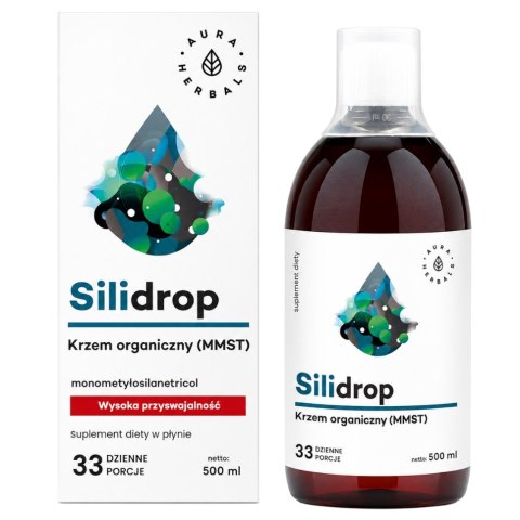 AURA HERBALS Silidrop - krzem organiczny MMST - płyn 500ml