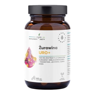 AURA HERBALS Żurawina Uro+ 60 veg. kaps.