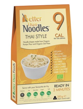BETTER THAN FOODS Makaron Konjac Noodle Thai Style bezglutenowy BIO 385g