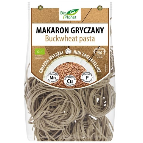BIO PLANET Makaron gryczany gniazda wstążki BIO 250g
