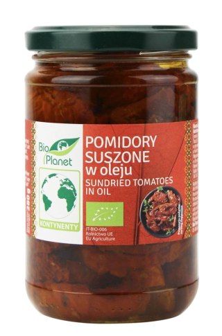 BIO PLANET Pomidory suszone w oleju BIO 280g