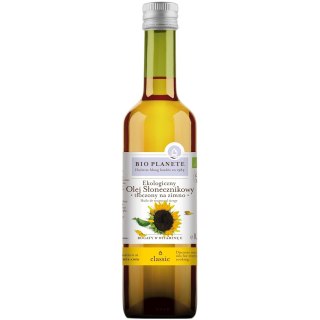 BIO PLANETE Olej słonecznikowy virgin BIO 500ml
