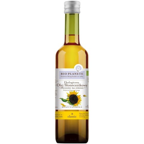 BIO PLANETE Olej słonecznikowy virgin BIO 500ml
