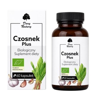 Czosnek Plus 60kaps. Ekologiczny Suplement diety DARY NATURY