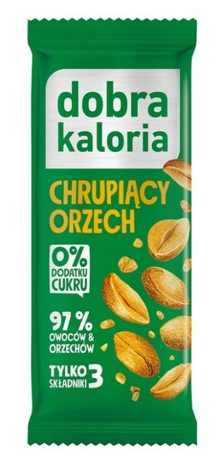 DOBRA KALORIA Baton Chrupiący orzech 35g KUBARA
