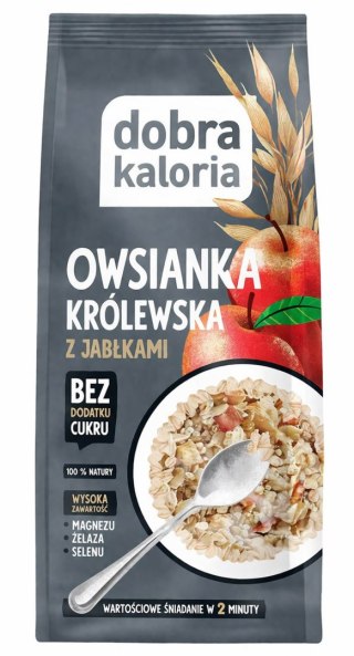 DOBRA KALORIA Owsianka królewska z jabłkami 320g KUBARA
