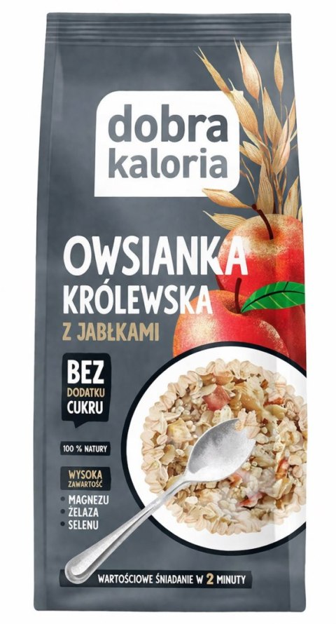 DOBRA KALORIA Owsianka królewska z jabłkami 320g KUBARA