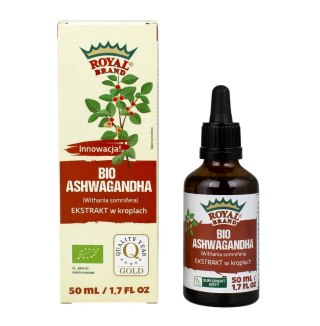 Ekstrakt z Ashwagandhy BIO 50ml ROYAL BRAND